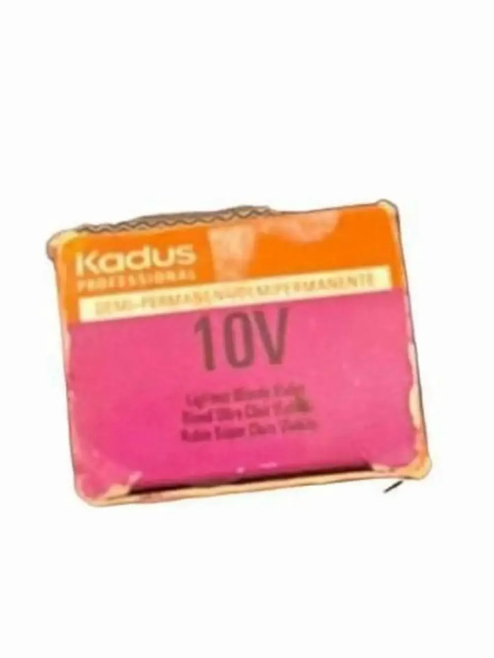 Kadus Professional Hair Color 10V Lightest Blonde Violet discontinued